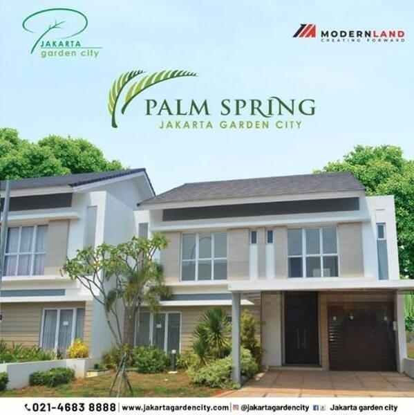 Kavling cluster Palm Spring 15x20 301m JGC Jakarta Garden City Cakung - 1
