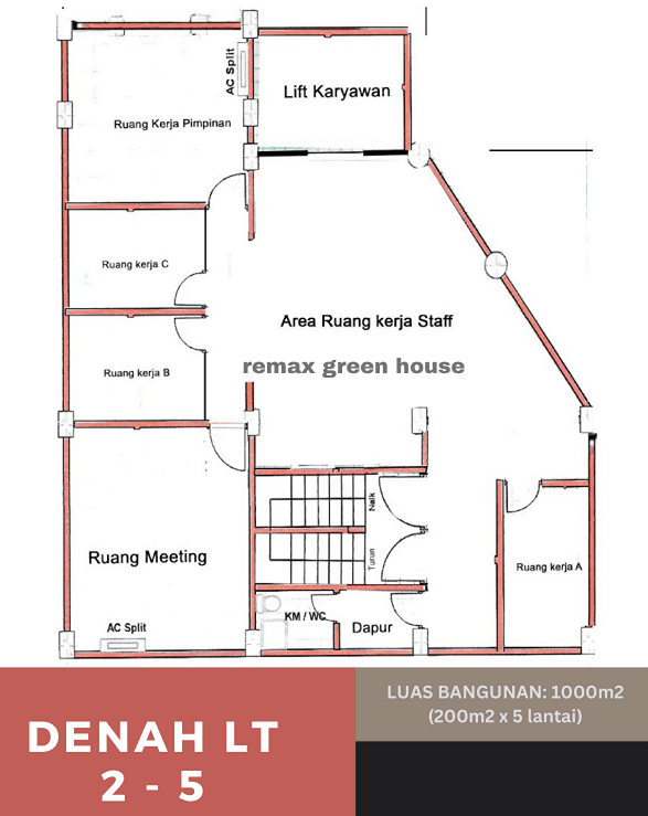 Dijual gedung 5 lantai di pejaten jakarta selatan - 2