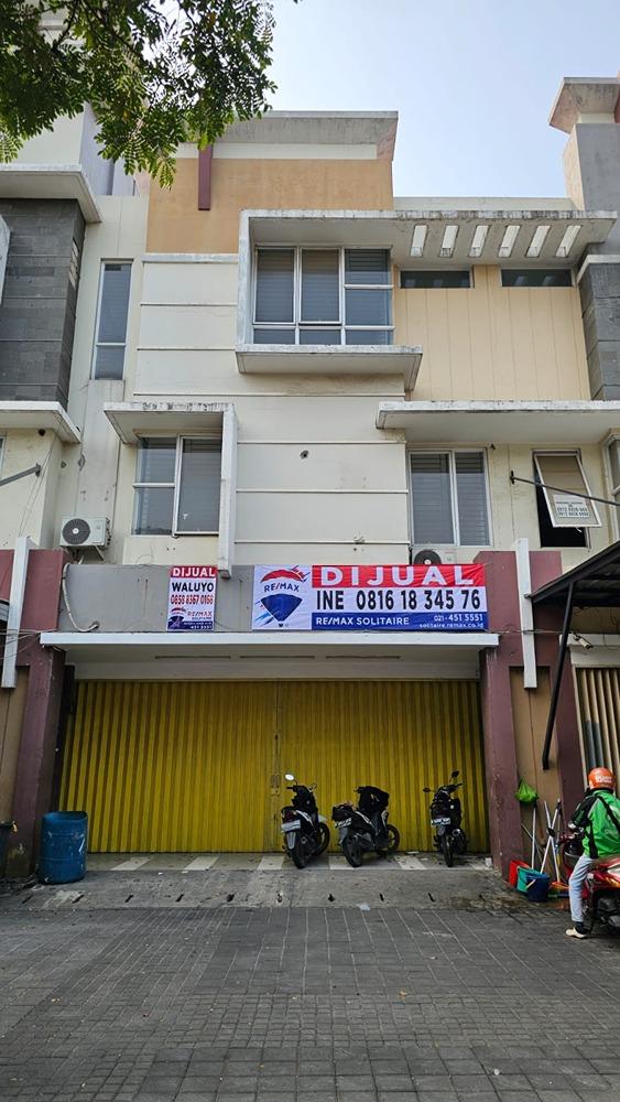 Ruko Hadap Jalan Commercial Park Taman Harapan Indah Bekasi Dijual - 0
