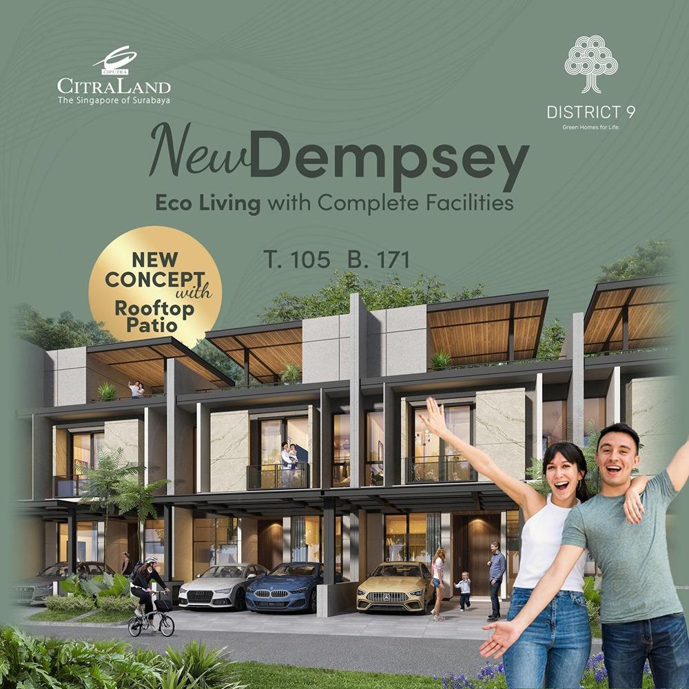 Dijual Rumah District 9 New Consept Dempsey - 0