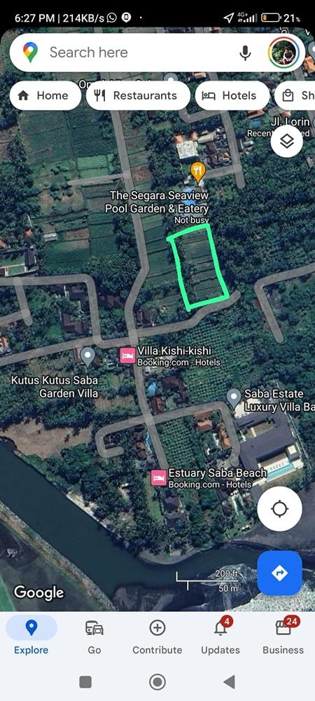 LEASEHOLD LAND 20 MILIION /ARE/YEAR - GIANYAR - 0
