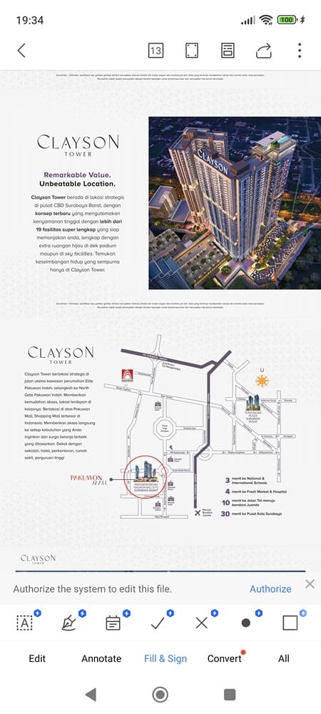 Dijual Apartemen Calyson Type 2BR